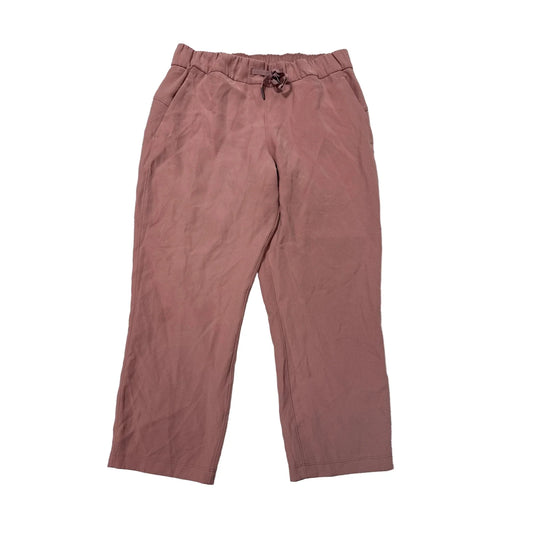 Athletic Pants By Lululemon In Pink, Size: M