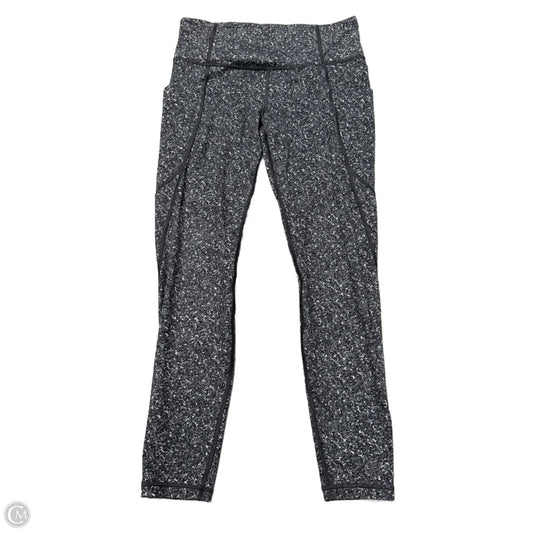 Athletic Leggings By Athleta In Grey, Size: M