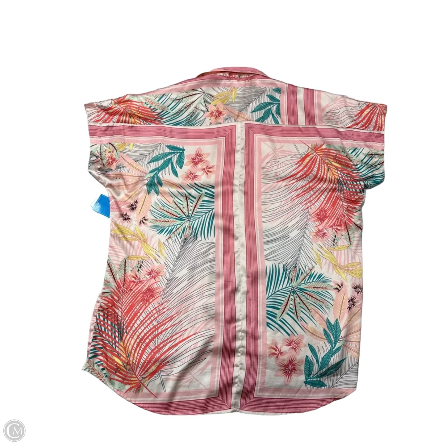 Tunic Short Sleeve By Free People In Pink, Size: Osfm