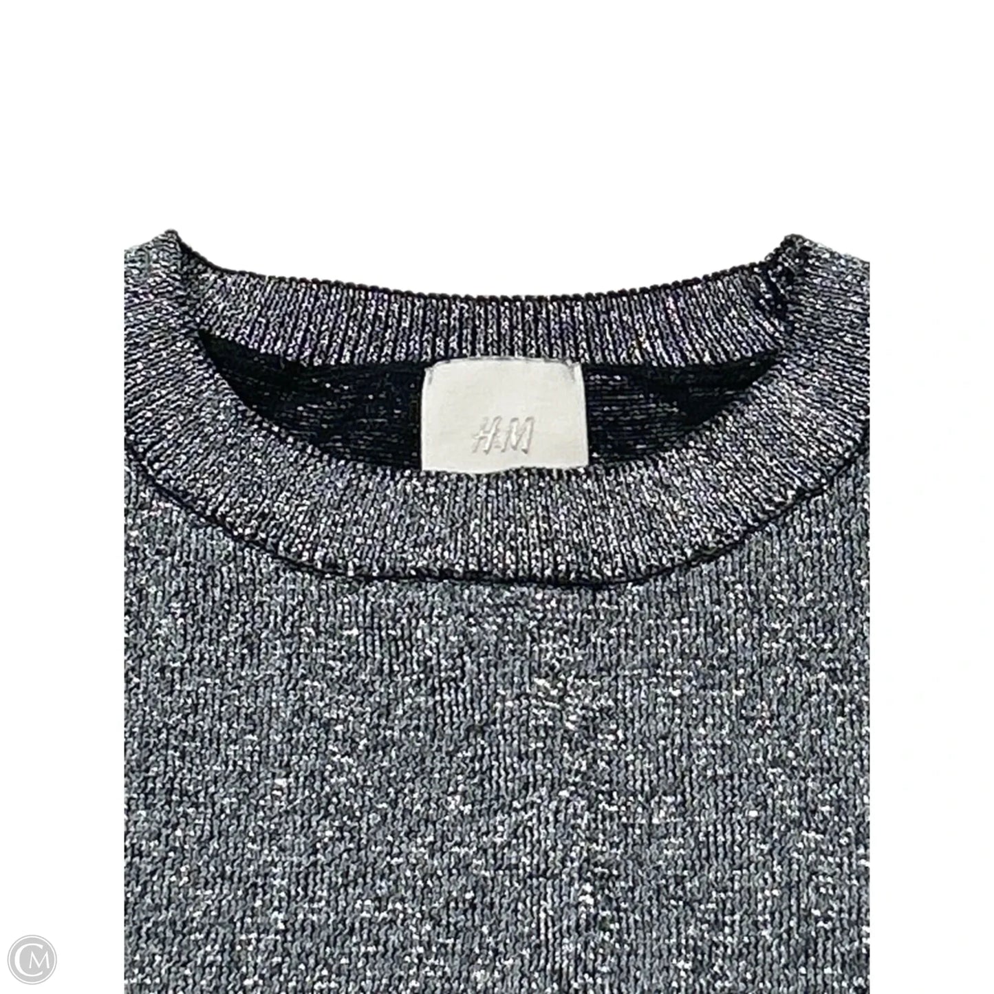 Top Long Sleeve By H&m In Grey, Size: S