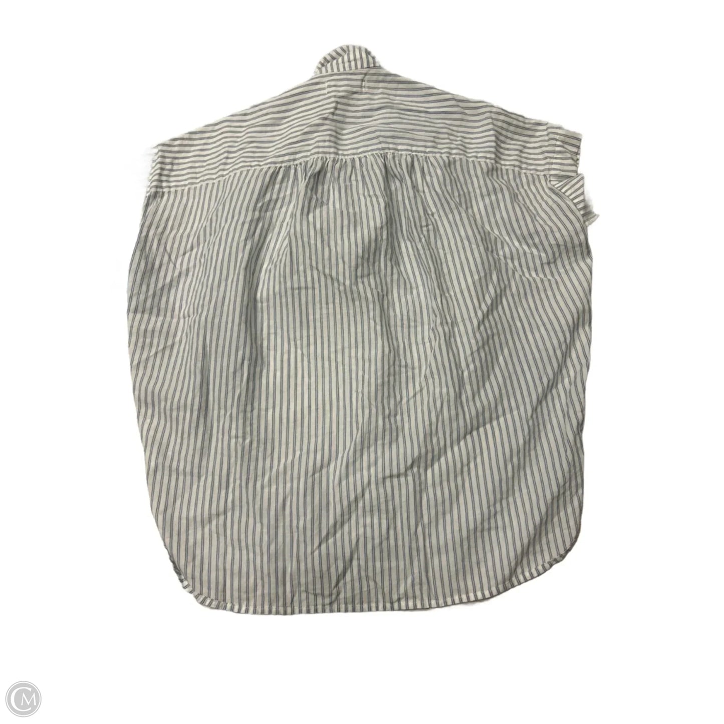 Top Short Sleeve By Madewell In Striped Pattern, Size: Xs