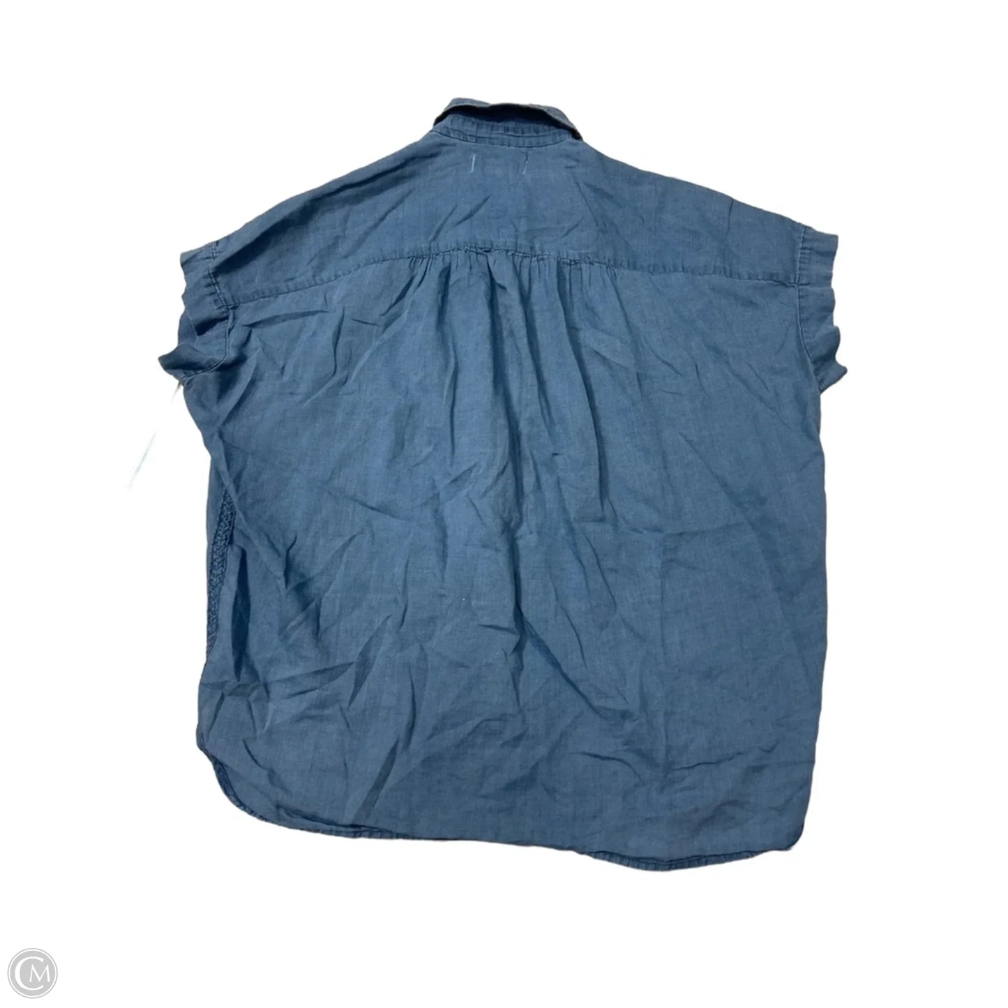 Top Short Sleeve By Madewell In Blue, Size: Xs