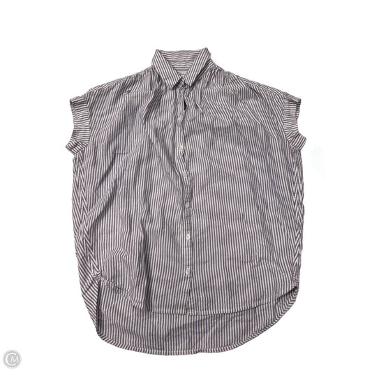 Top Short Sleeve By Madewell In Striped Pattern, Size: Xs