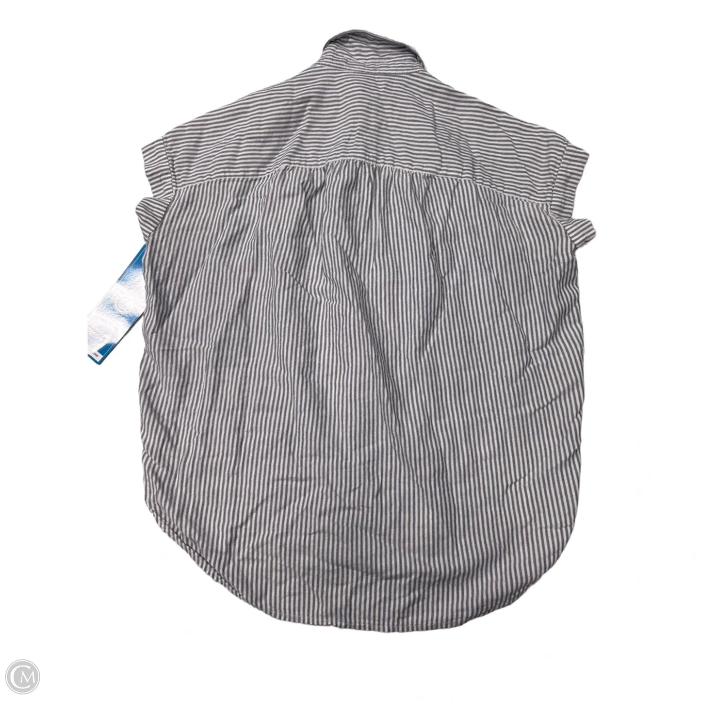 Top Short Sleeve By Madewell In Striped Pattern, Size: Xs