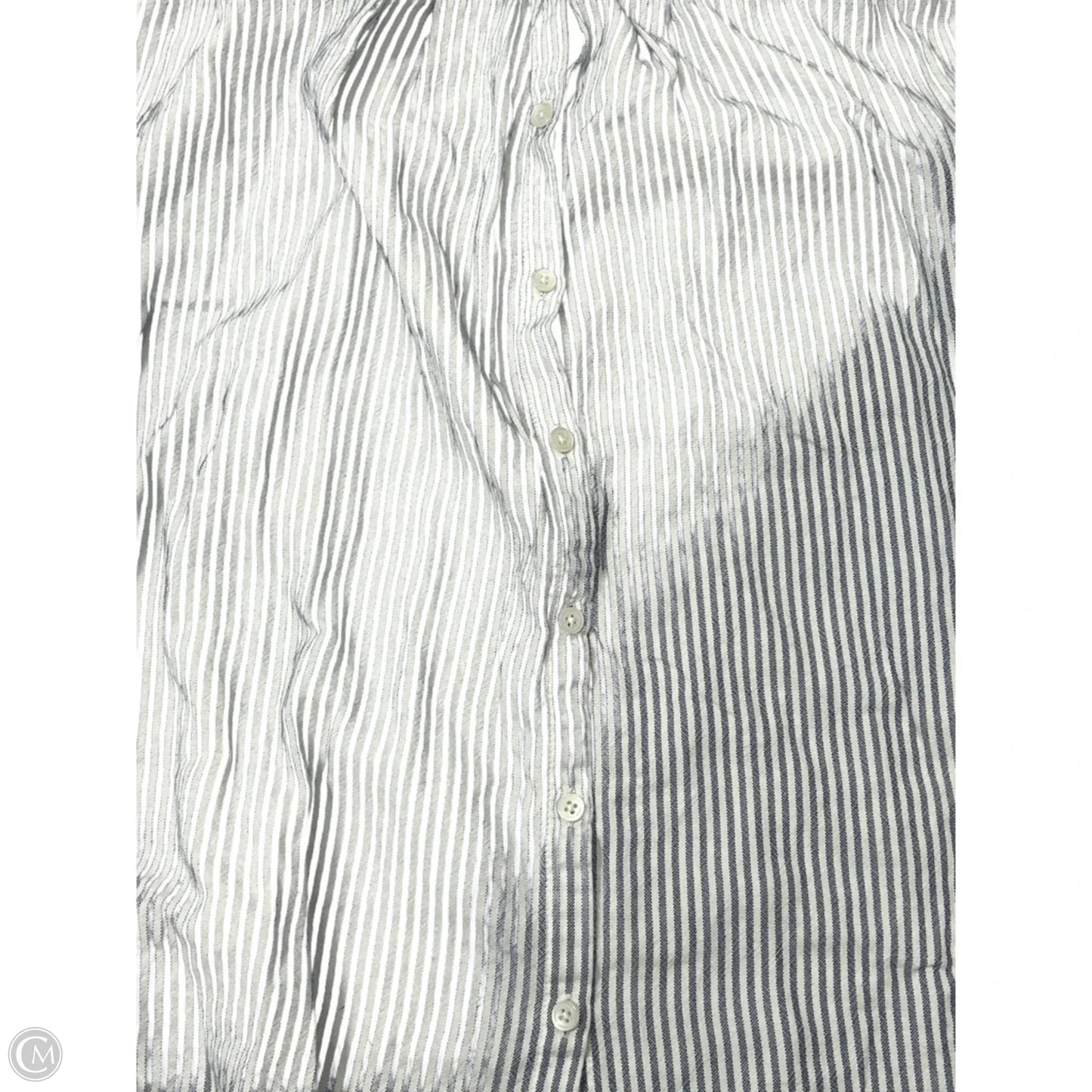 Top Short Sleeve By Madewell In Striped Pattern, Size: Xs