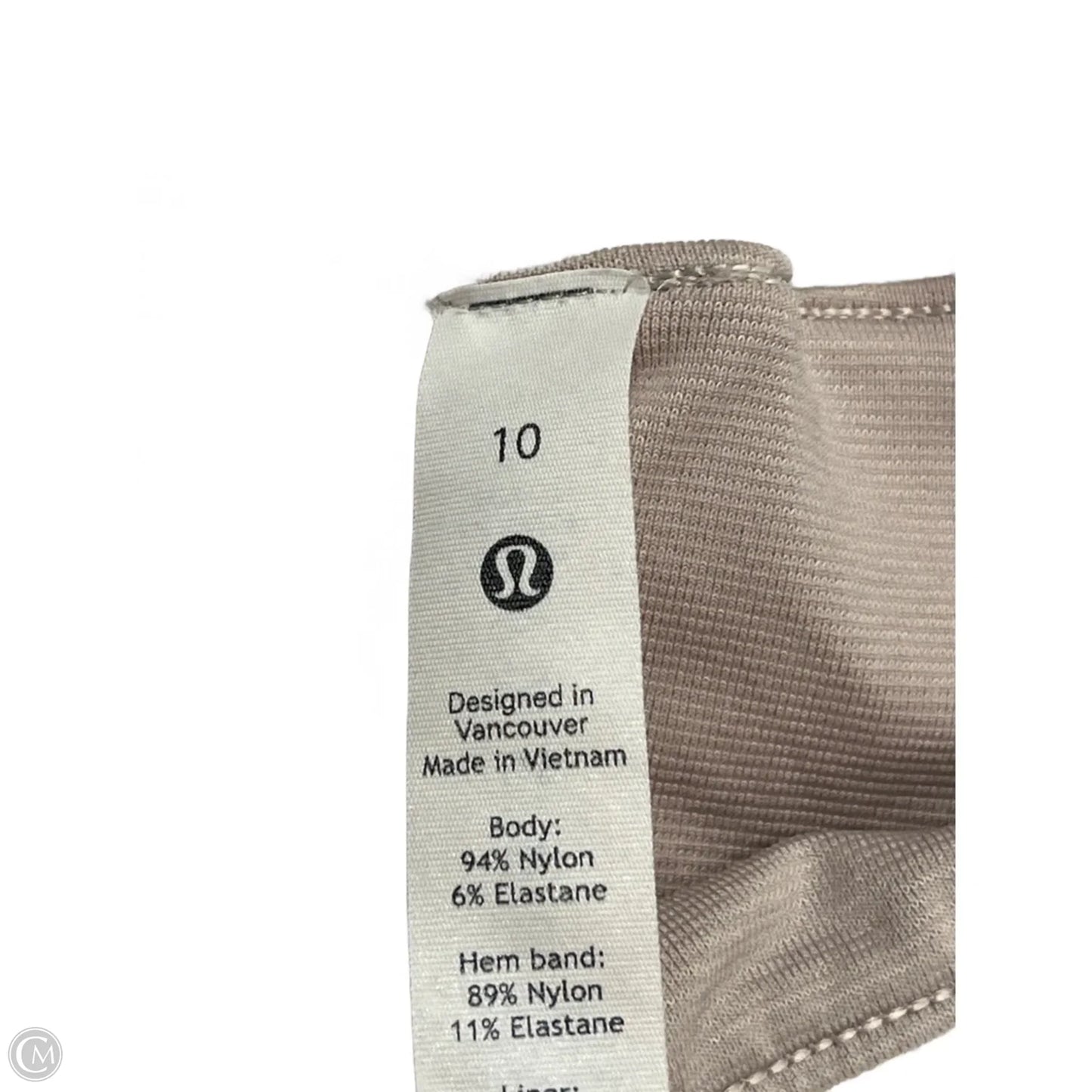 Athletic Shorts By Lululemon In White, Size: M