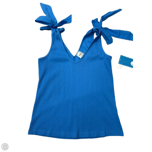 Top Sleeveless By Maeve In Blue, Size: M