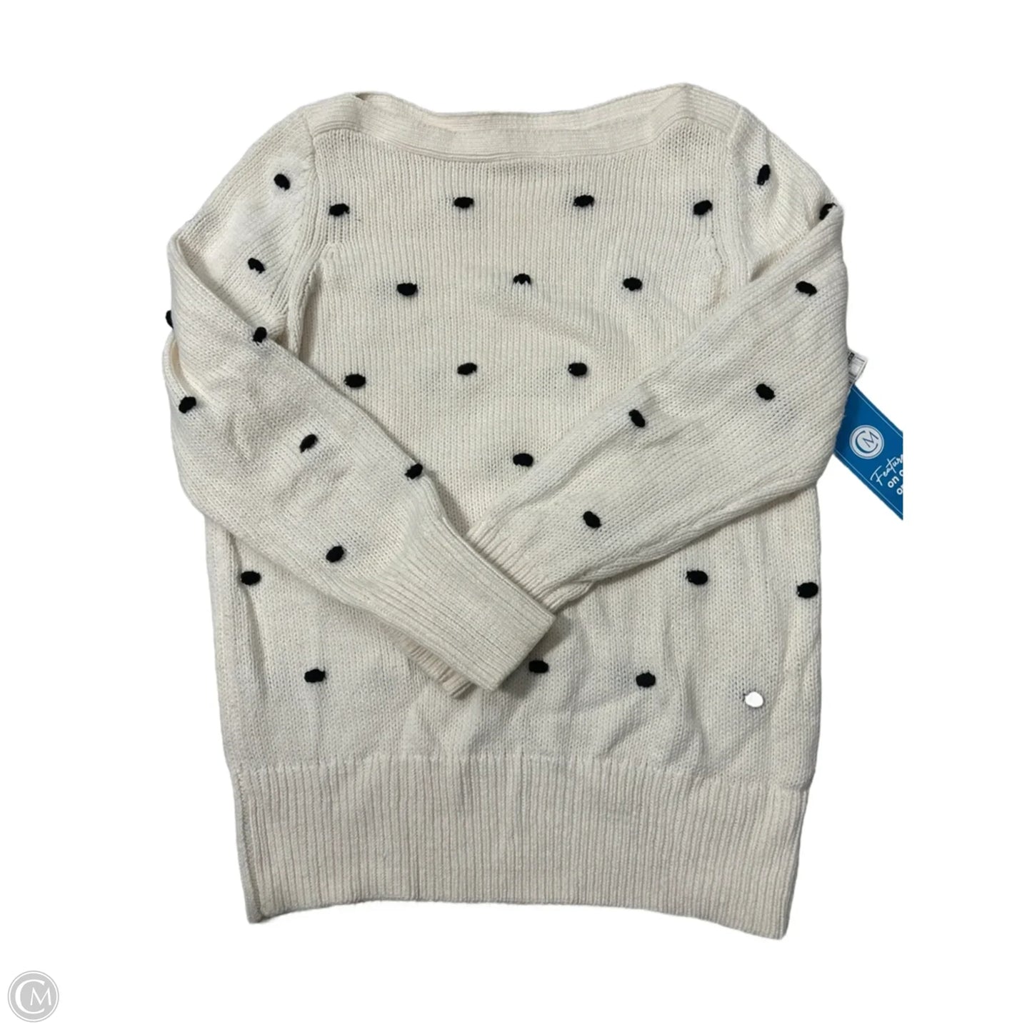 Sweater By Loft In Cream, Size: M