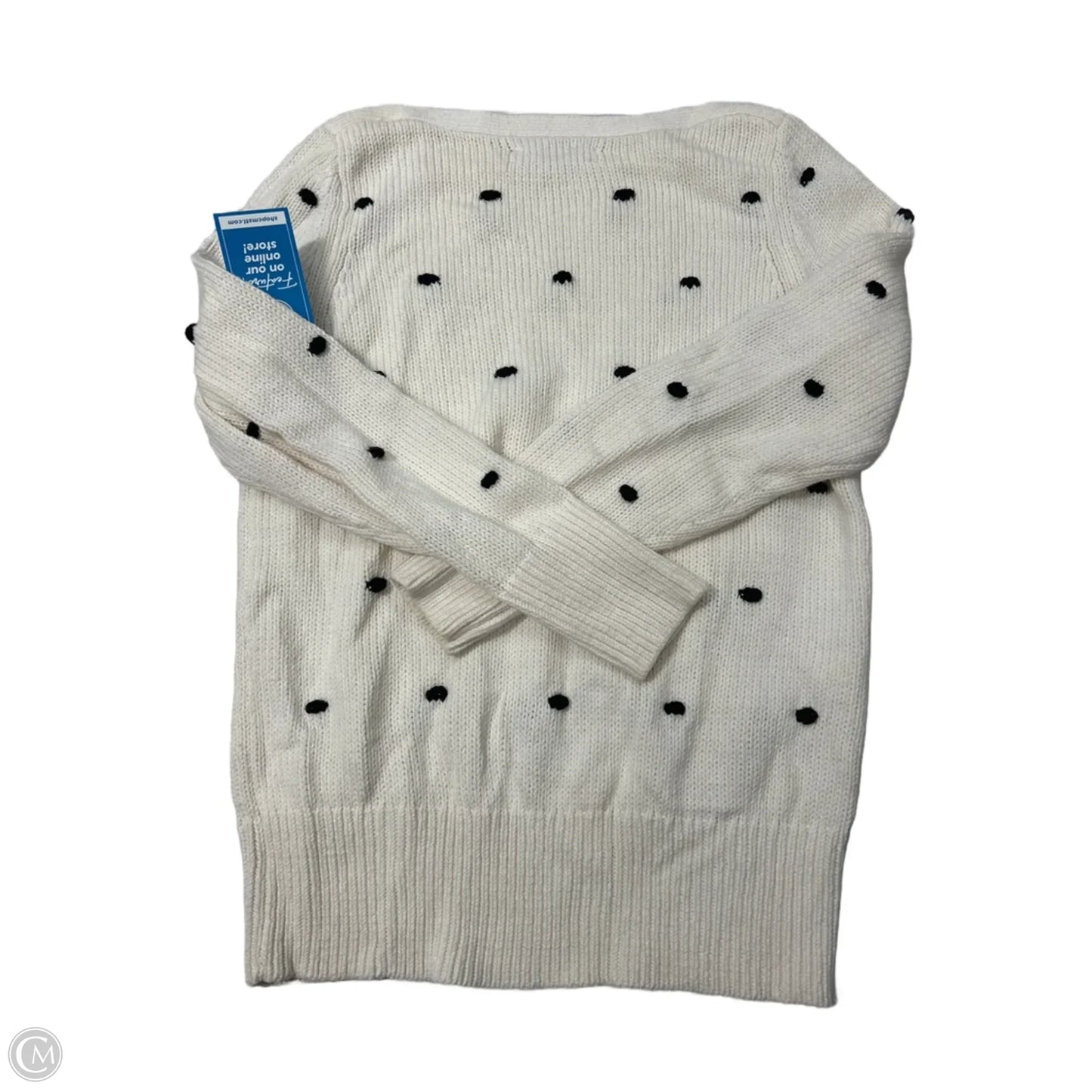 Sweater By Loft In Cream, Size: M