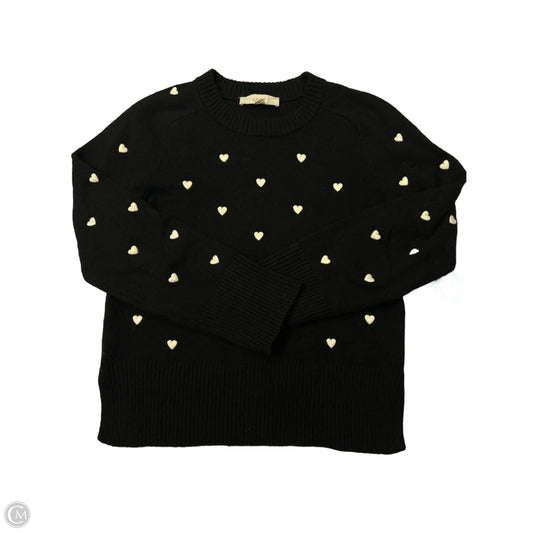 Sweater By Loft In Black & White, Size: Xs