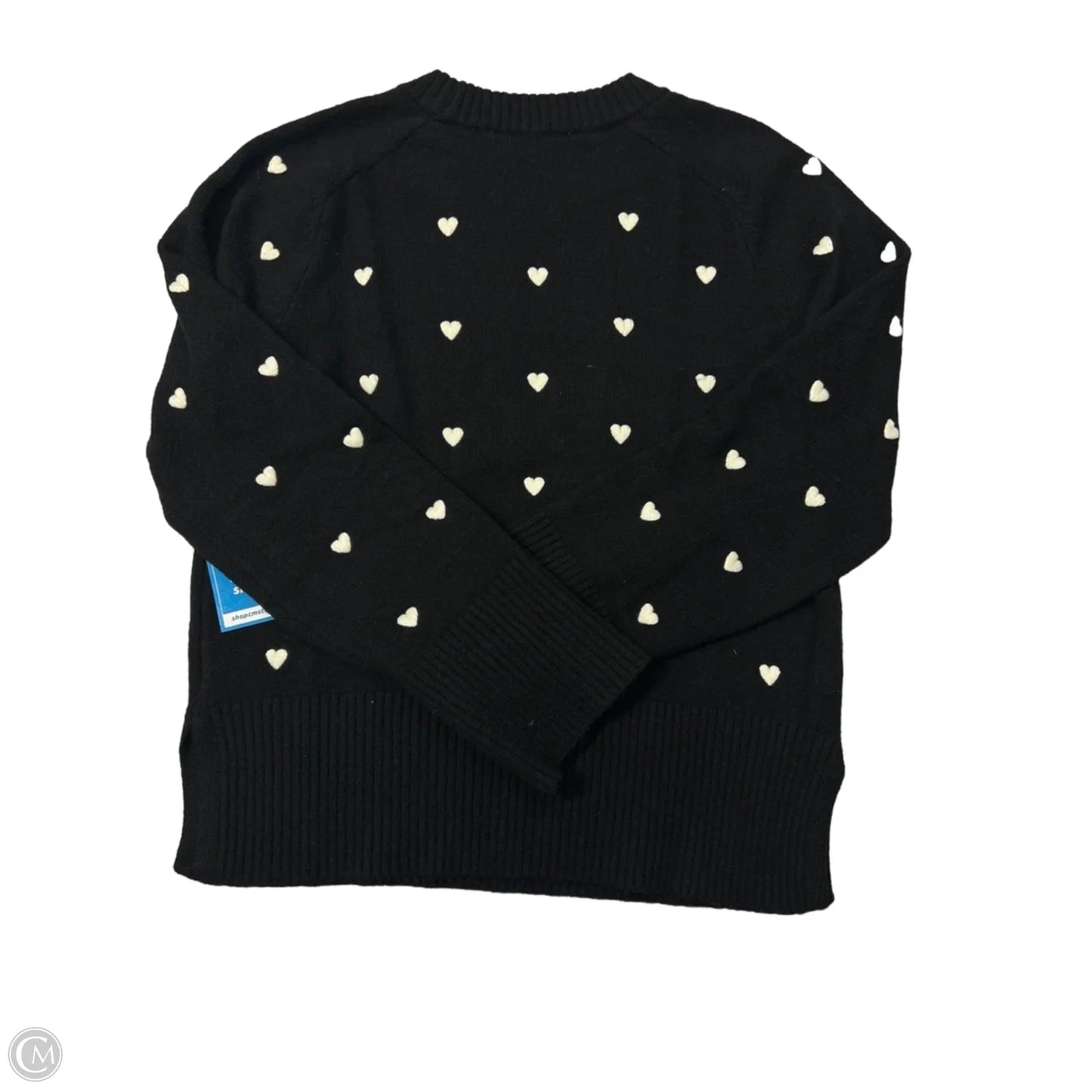Sweater By Loft In Black & White, Size: Xs