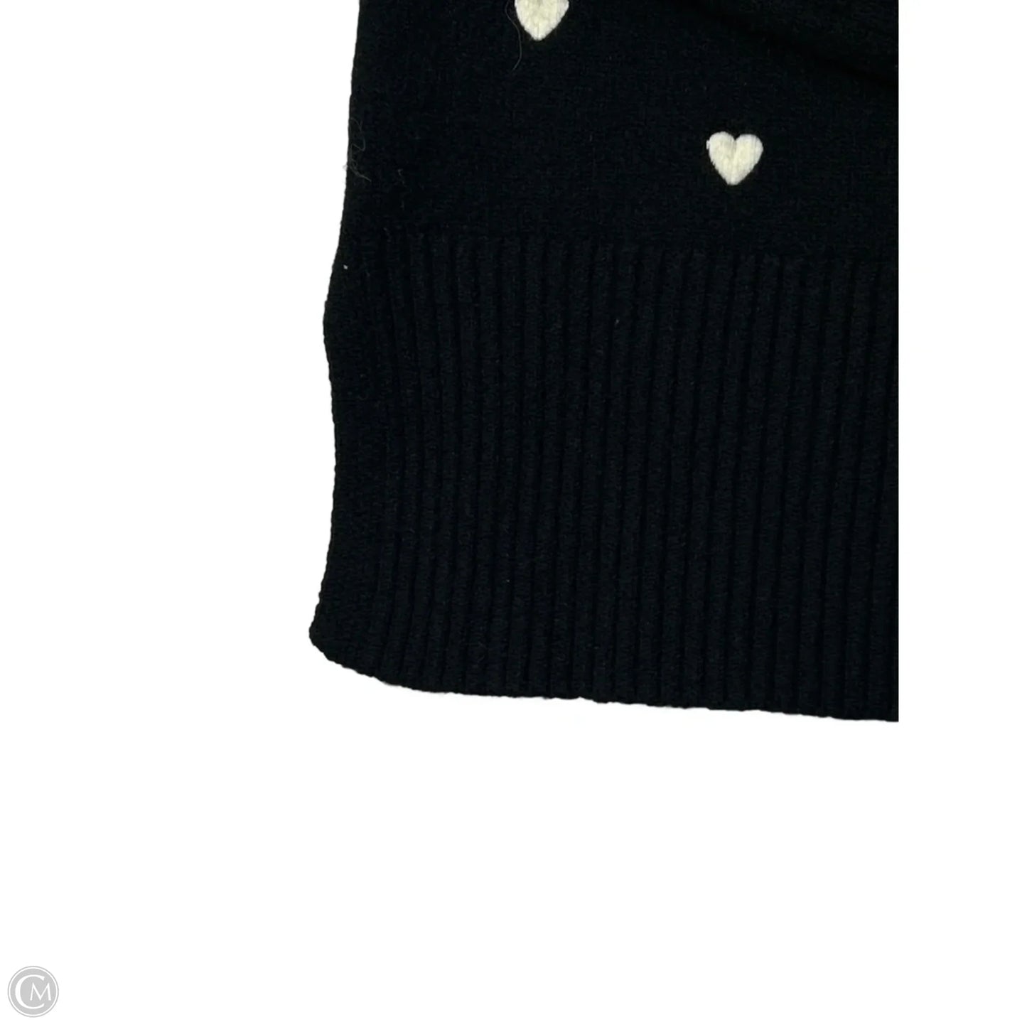 Sweater By Loft In Black & White, Size: Xs