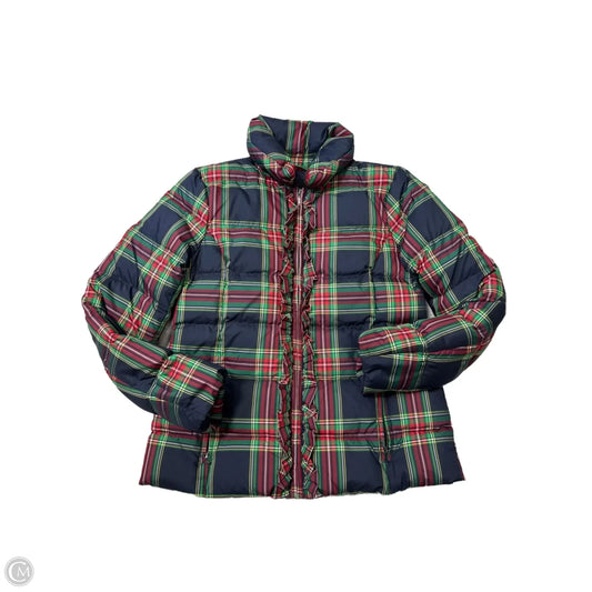 Coat Puffer & Quilted By Talbots In Multi-colored, Size: Xs