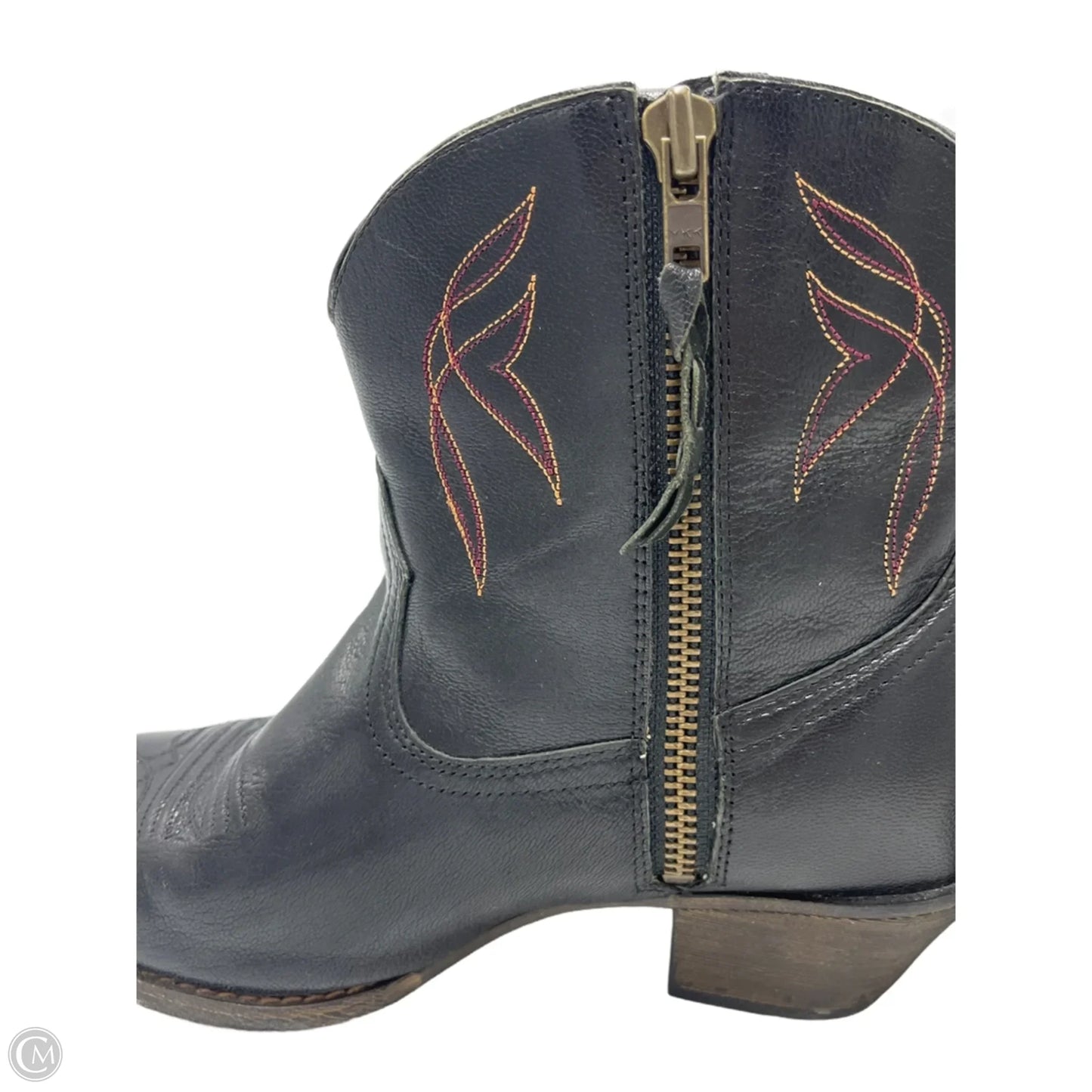 Boots Ankle Heels By Ariat In Black, Size: 8.5