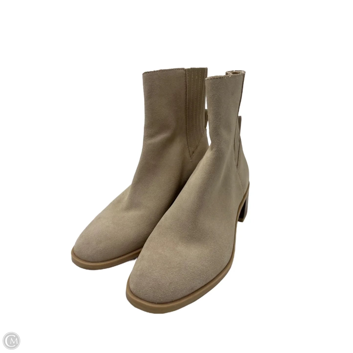Boots Ankle Heels By Dolce Vita In Beige, Size: 8