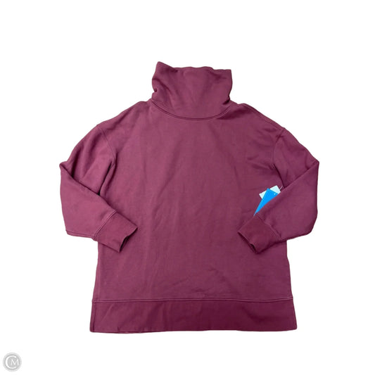 Athletic Sweatshirt Crewneck By Athleta In Red, Size: M