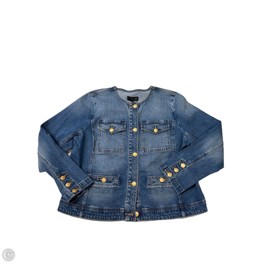 New! Jacket Denim By Talbots In Blue Denim, Size: Xlp