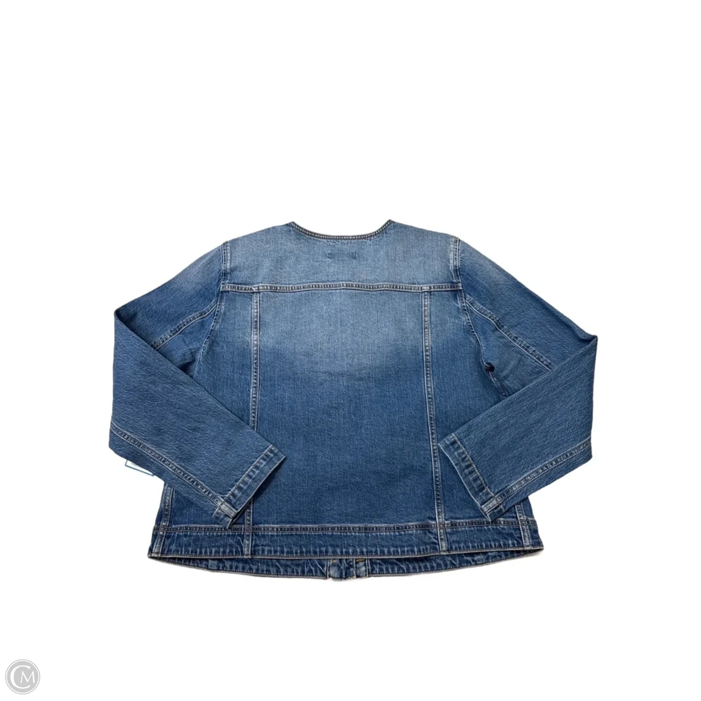 New! Jacket Denim By Talbots In Blue Denim, Size: Xlp