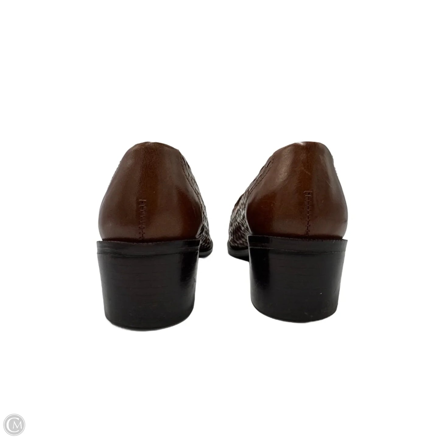 Shoes Heels Block By Panema In Brown, Size: 7