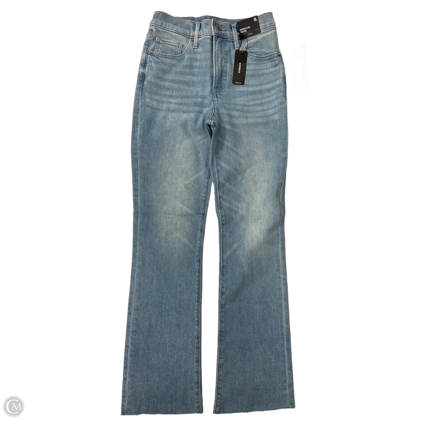 Jeans Flared By Express In Blue, Size: 0