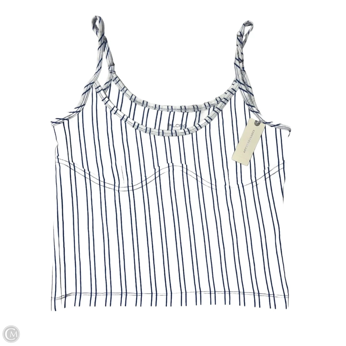 New! Top Sleeveless By Pilcro In Striped Pattern, Size: M