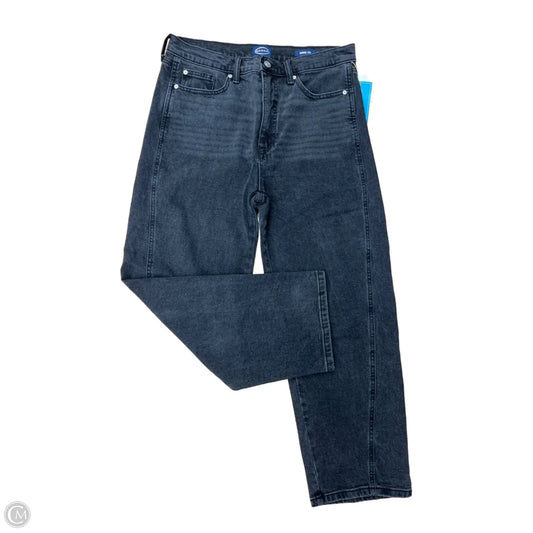 Jeans Straight By Scoop In Black, Size: 8