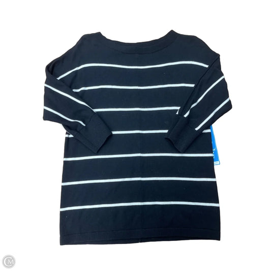Sweater By Talbots In Striped Pattern, Size: L