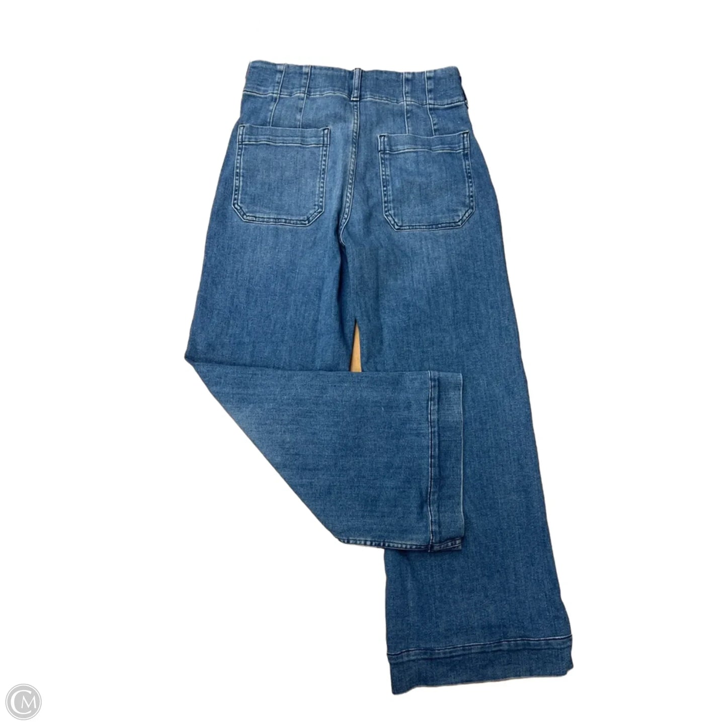 Jeans Wide Leg By Maeve In Blue Denim, Size: 4