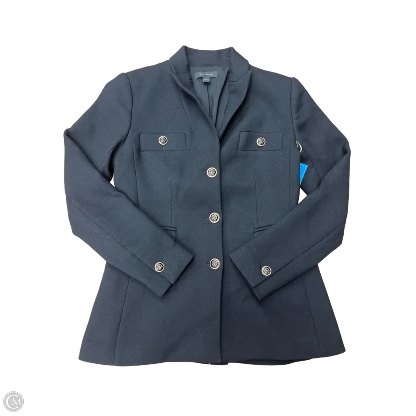 Blazer By Ann Taylor In Black, Size: Xs