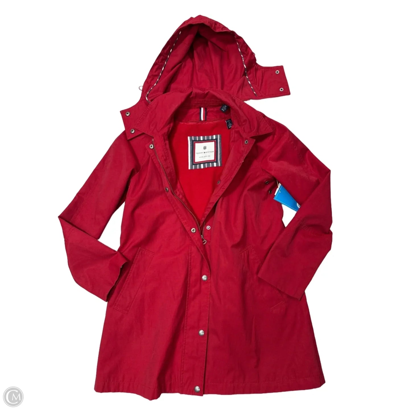 Coat Raincoat By Tommy Hilfiger In Red, Size: Xs