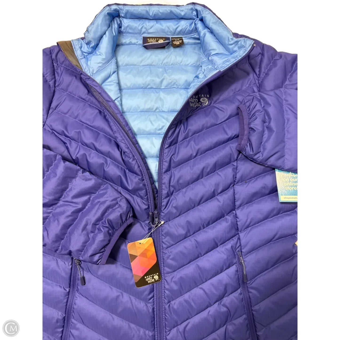 New! Coat Puffer & Quilted By Mountain Hardwear In Blue, Size: Xl