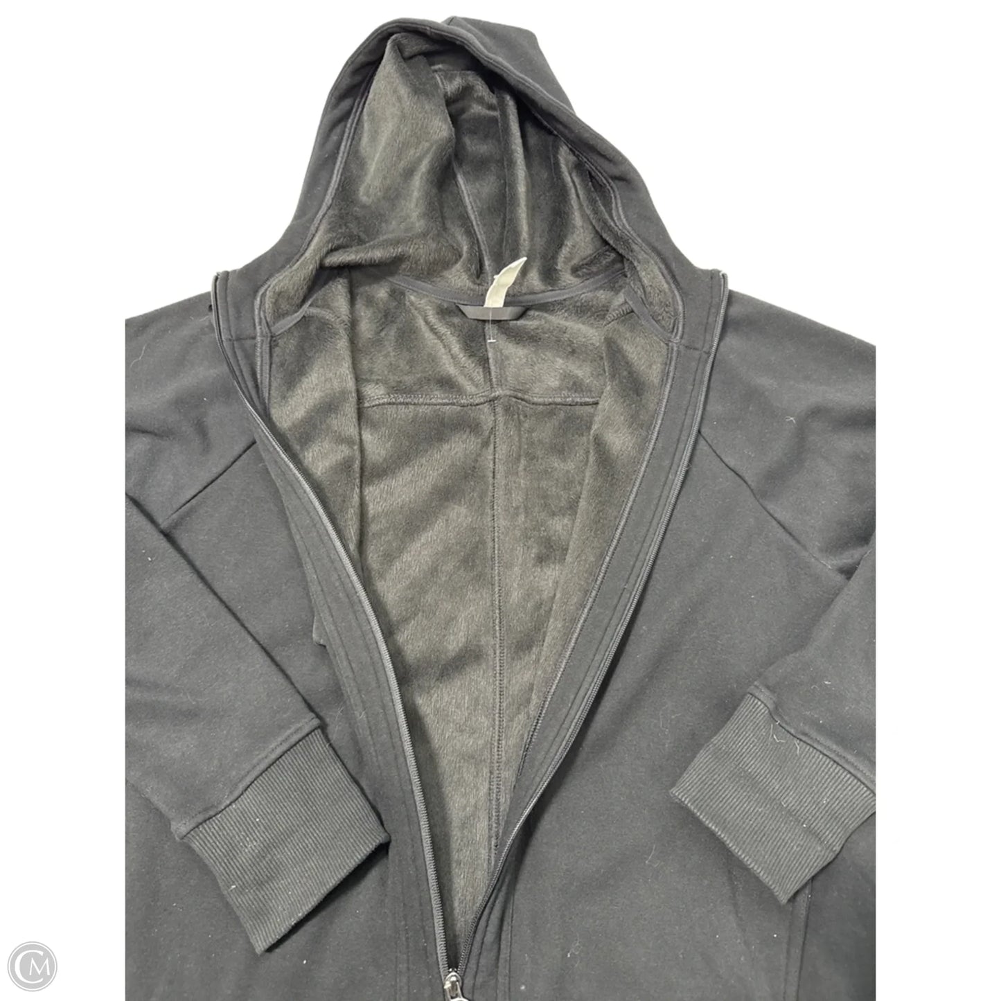 Athletic Jacket By Athleta In Black, Size: L