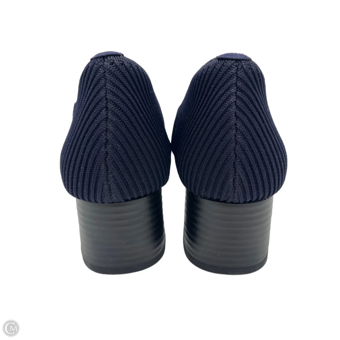 Shoes Heels Block By Vivenne Tam In Navy, Size: 10