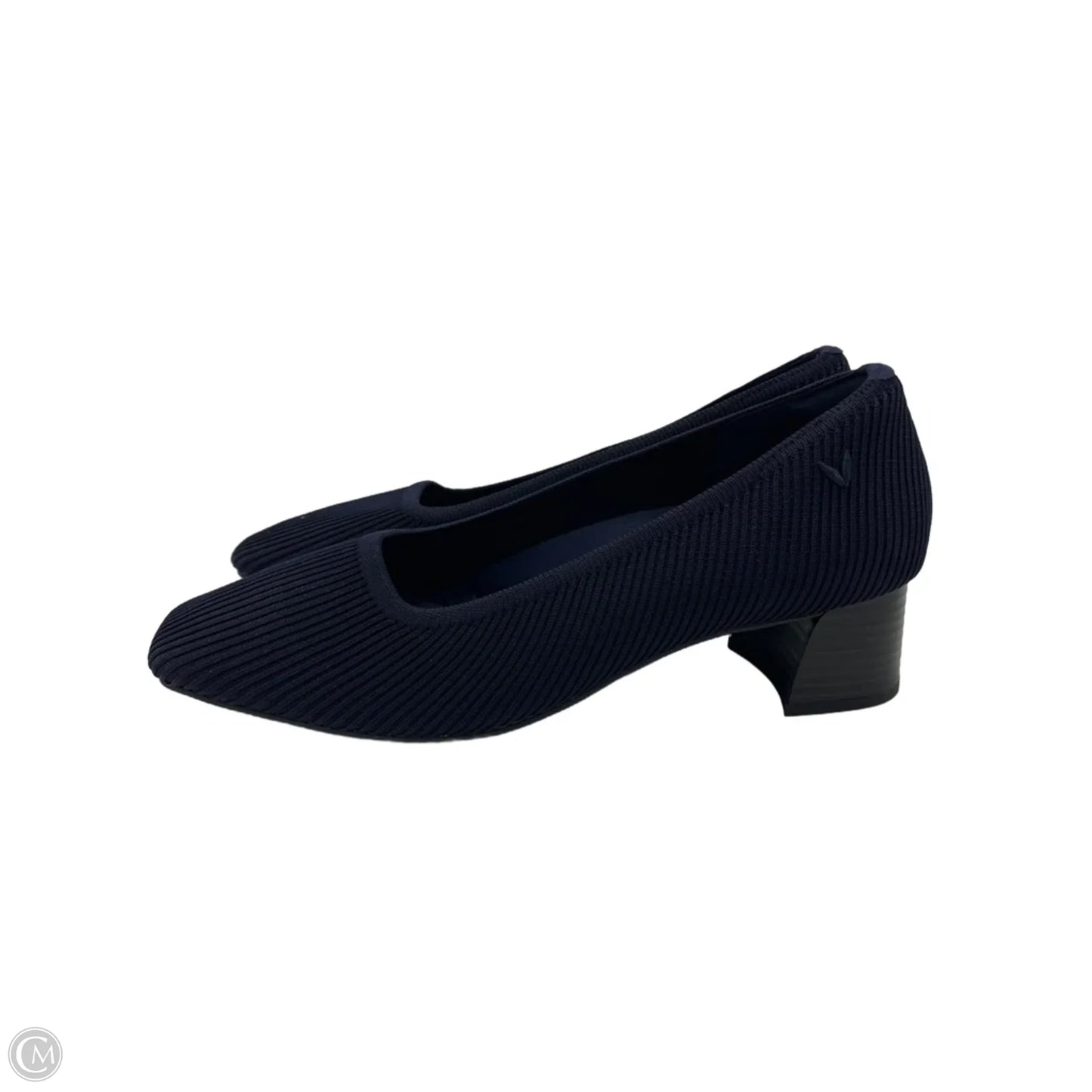 Shoes Heels Block By Vivenne Tam In Navy, Size: 10