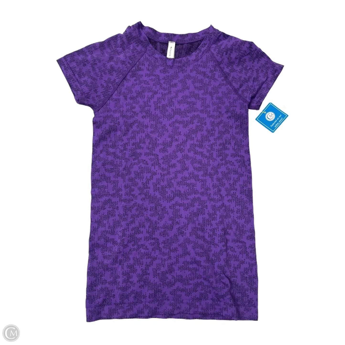 Athletic Top Short Sleeve By Athleta In Purple, Size: Xs