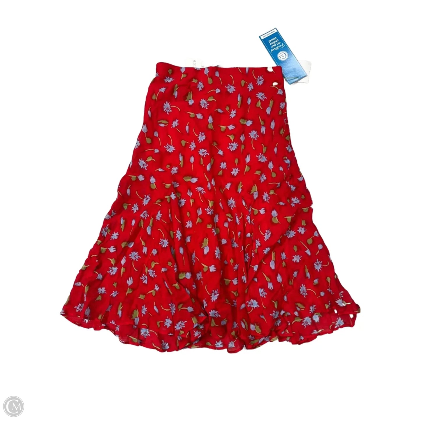 New! Skirt By J. Crew In Red, Size: Xxs