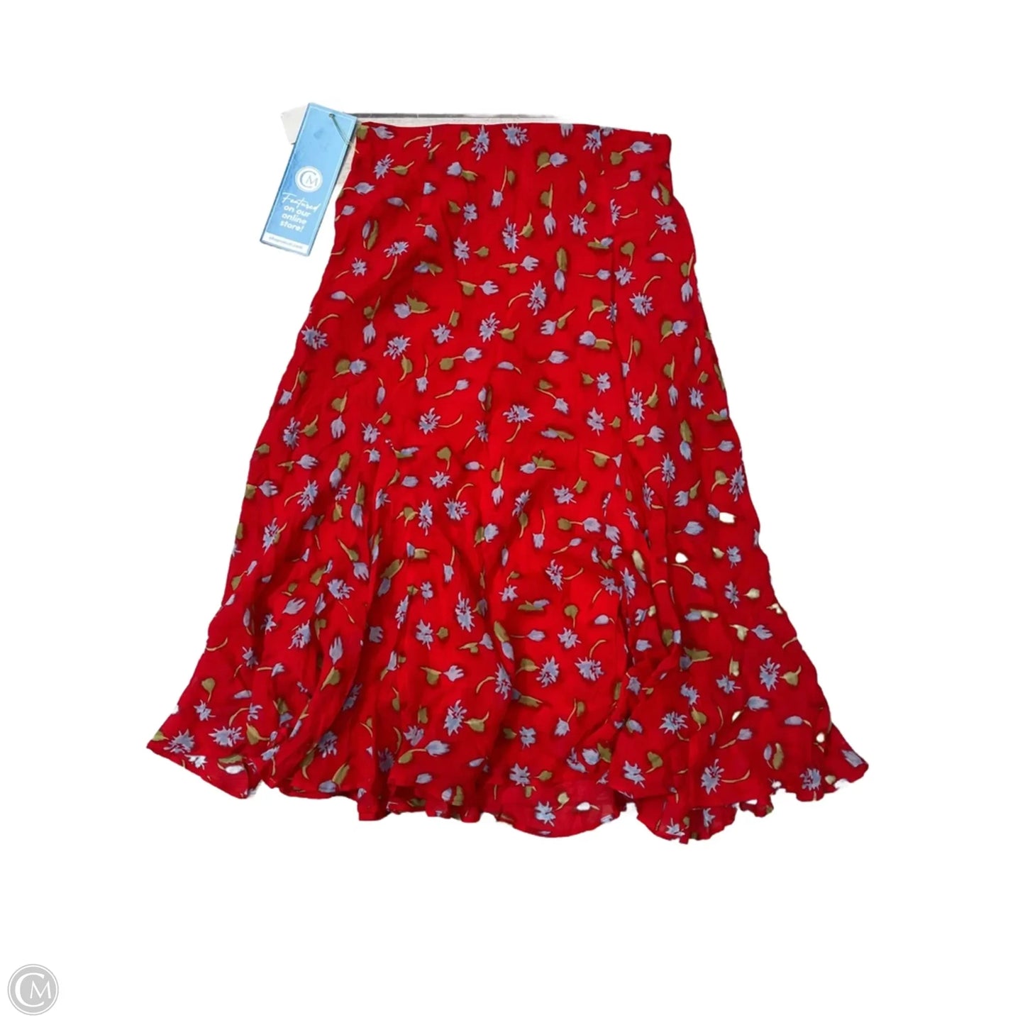 New! Skirt By J. Crew In Red, Size: Xxs