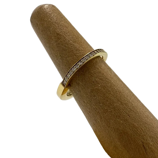 Tiffany & Company 18K Diamond Lock Luxury Ring , Size: 6.75