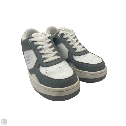 Shoes Athletic By Alo In Grey & White, Size: 7.5