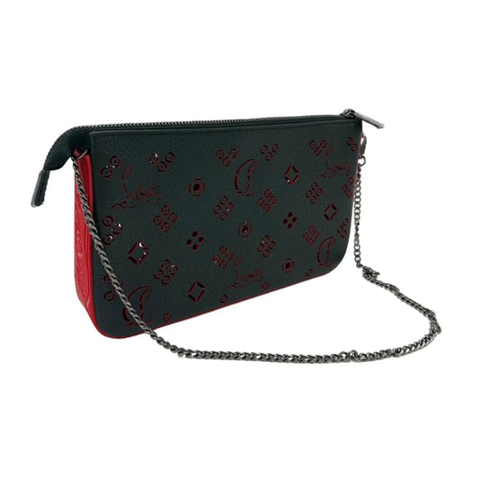 Christian Louboutin Calfskin Loubila Luxury Chain Handbag