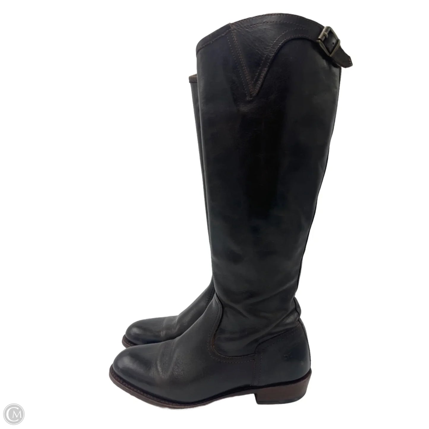 Boots Designer By Frye In Brown, Size: 7.5