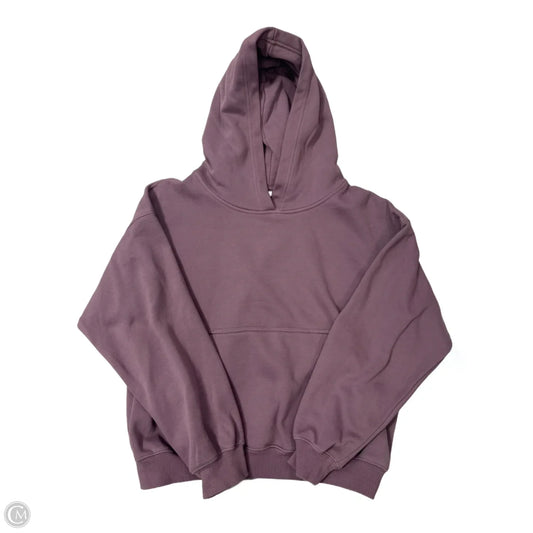 Athletic Sweatshirt Hoodie By Fabletics In Purple, Size: S