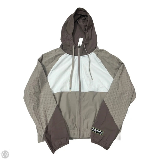 Athletic Jacket By Fabletics In Brown, Size: Xs