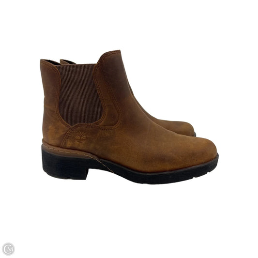 Boots Ankle Flats By Timberland In Brown, Size: 6