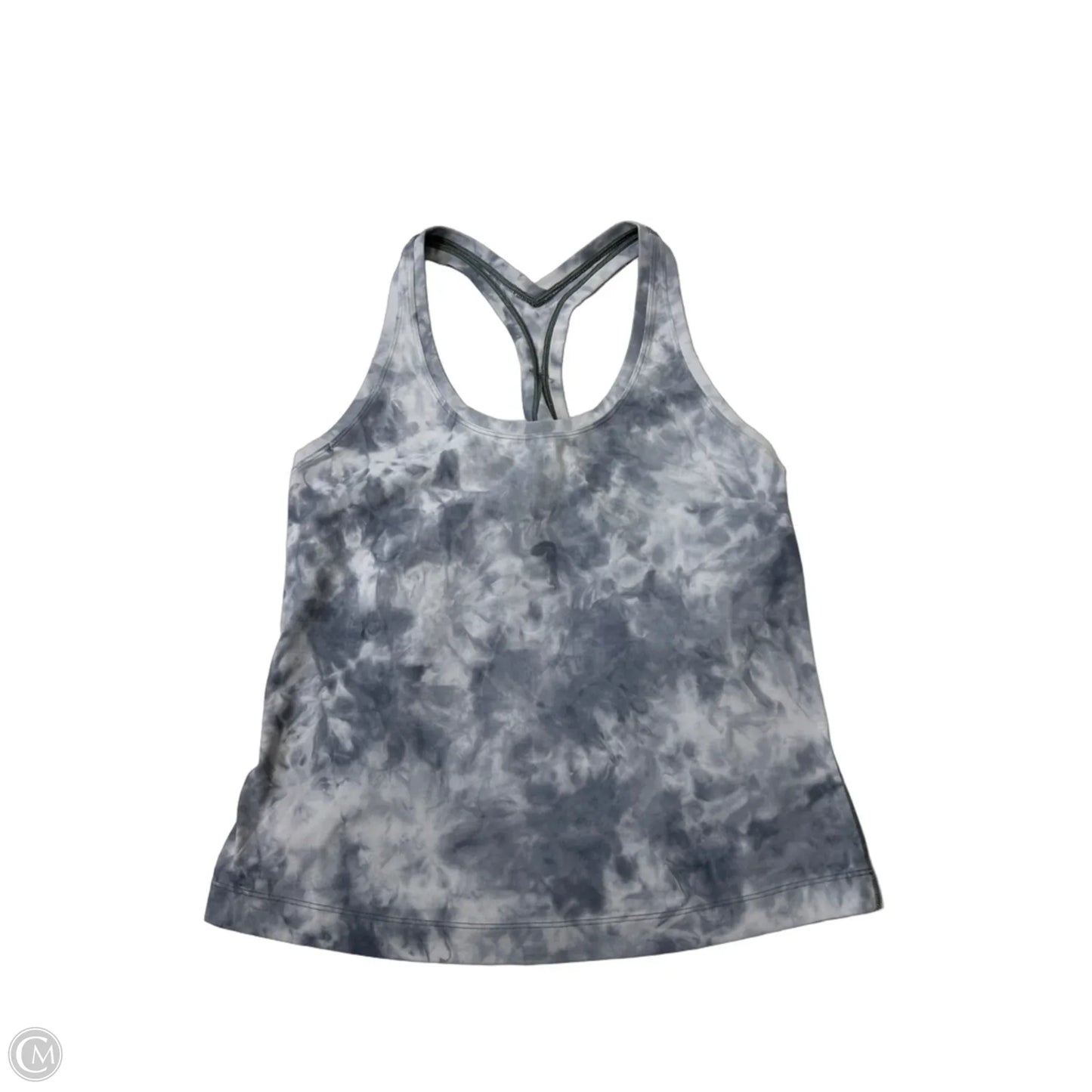 Athletic Tank Top By Lululemon In Tie Dye Print, Size: M