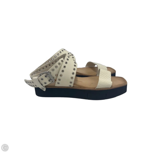 Sandals Heels Platform By Dolce Vita In White, Size: 6