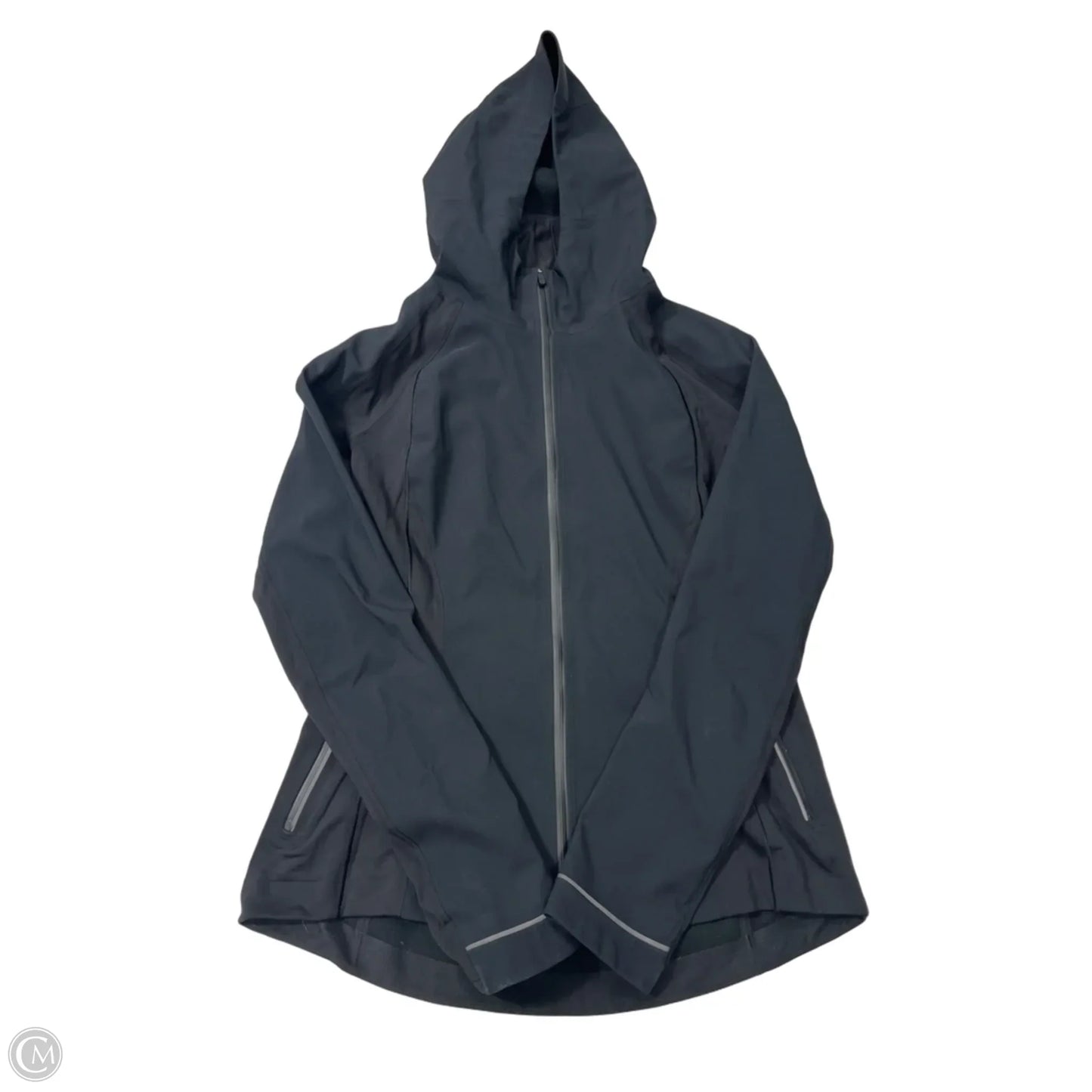 Athletic Jacket By Lululemon In Black, Size: M