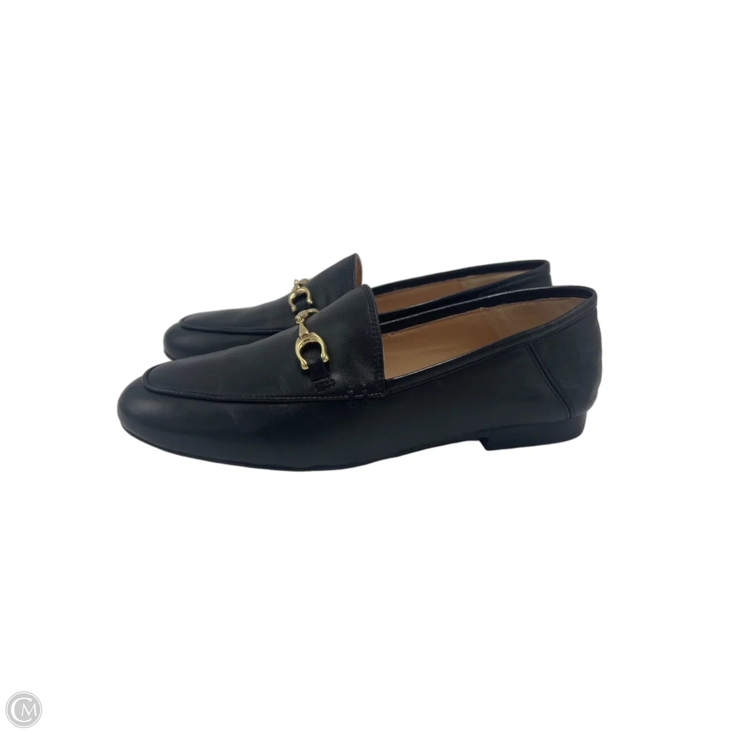 Shoes Designer By Coach In Black & Gold, Size: 5.5