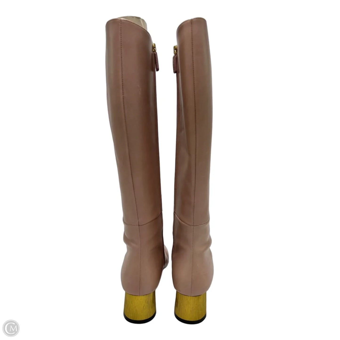 Gucci Arielle x Swarovski Heel Crystal Leather Luxury Boots, Size: 7 (37)