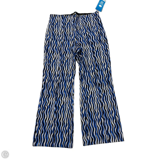 Pants Wide Leg By Maeve In Blue & Grey, Size: M